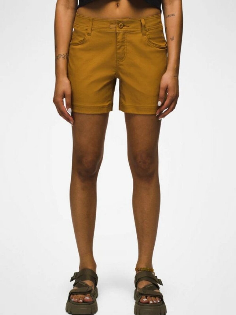prAna Halle Short Plus II Women's 20W 7" Earthbound NEW WITH TAGS